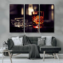 Whiskey and Cigar Canvas – Luxurious Wall Art for Home or