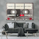 Music Cassette Iconic Wall Art Canvas Print by MyGreatCanvas | Canvas Wall Art Prints | Photo Prints & Wall Decor