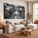 American Football Wall Art Canvas Print Framed Stadium Sport