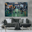 American Football Playing Wall Art Canvas Print by MyGreatCanvas | Canvas Wall Art Prints | Photo Prints & Wall Decor