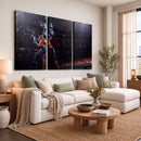 American Football Wall Art Canvas Print, Stadium Sport Wall
