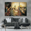 Last Supper Wall Art Canvas Print, Framed Jesus Painting Art