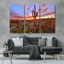 Arizona Desert Sunset Wall Art Canvas Print by MyGreatCanvas | Canvas Wall Art Prints | Photo Prints & Wall Decor