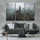 Disney Castle Wall Art Canvas Print, Living Kids Home Room