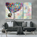 Up Pixar Poster, Look Up Pixar Wall Art, Up Pixar Canvas,