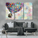 Up Pixar Poster, Look Up Pixar Wall Art, Up Pixar Canvas,