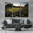 Oregon Stadium Canvas Wall Art - Captivating Game Day Scene