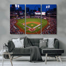 St. Louis Cardinals Baseball Team Print - Busch Stadium Wall by MyGreatCanvas | Canvas Wall Art Prints | Photo Prints & Wall Decor