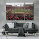 Wisconsin Badgers Team Print Canvas - Madison Camp Randall