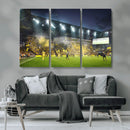 Columbus Crew Stadium Match Triple Canvas Wall Art - Dynamic