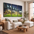 Columbus Crew Stadium Match Triple Canvas Wall Art - Dynamic