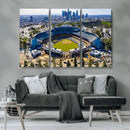 Los Angeles Dodgers Dodger Stadium Wall Art Canvas Print - by MyGreatCanvas | Canvas Wall Art Prints | Photo Prints & Wall Decor