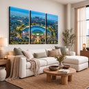 Los Angeles Dodgers Wall Art Canvas, Dodger Stadium Wall Art