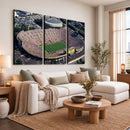 Michigan Wolverines Football Team Print - Ann Arbor Michigan