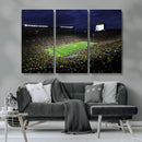 Michigan Wolverines Football Canvas Wall Decor, Football