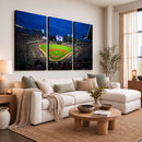 Truist Park Night Game Canvas Art - Atlanta Braves Stadium