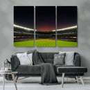 Yankee Stadium Night Game Triple Canvas, Yankee Stadium