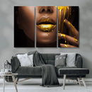 African American Art Black Woman Canvas Print, African Wall