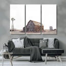 Set of 3 Rustic Farmhouse Wall Art Prints – Country Barn,