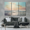 Abstract Ocean Wall Art - Boat Wall Art Canvas Print by MyGreatCanvas | Canvas Wall Art Prints | Photo Prints & Wall Decor