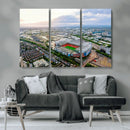 Old Trafford Manchester United Stadium Wall Art Canvas Print