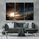 Avengers Planet Wall Art Canvas Print