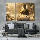 Golden Buddha Wall Art | Yoga Room Decor and Meditation Room by MyGreatCanvas | Canvas Wall Art Prints | Photo Prints & Wall Decor