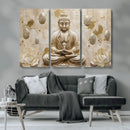 Serene Buddha Wall Art | Yoga Room Decor and Meditation Wall