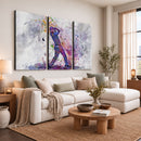 Watercolor Golf Swing Wall Art Canvas Print | Vibrant