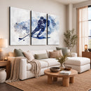 Hockey Player Wall Art Canvas Print - Sports-Inspired
