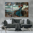 Miranda by the Shore Wall Art Canvas Print – Tempest Scene by MyGreatCanvas | Canvas Wall Art Prints | Photo Prints & Wall Decor