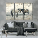 Chines Style Majestic Horses Wall Art | Ready to Hang and by MyGreatCanvas | Canvas Wall Art Prints | Photo Prints & Wall Decor