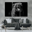 Bear Canvas Print | Wildlife Wall Art for Cabin Decor |