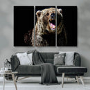 Grizzly Bear Canvas Print | Wildlife Wall Art for Cabin by MyGreatCanvas | Canvas Wall Art Prints | Photo Prints & Wall Decor