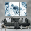 Abstract Jellyfish Canvas Print Wall Art