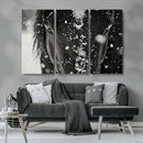Winter Horse Snow Wall Art Canvas Print