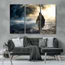 Jesus Walking Water Wall Art – Inspirational Christian