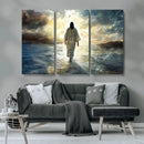 Jesus Walking on Water Wall Art | Canvas Print | Ready to by MyGreatCanvas | Canvas Wall Art Prints | Photo Prints & Wall Decor