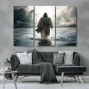 Jesus Walking on Water Wall Art | Canvas Print | Ready to