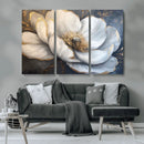White Magnolia Flower Wall Art Canvas Print | Abstract by MyGreatCanvas | Canvas Wall Art Prints | Photo Prints & Wall Decor