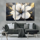 White Flower Wall Art Canvas Print | Ready to Hang |