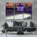 Madison New York Rangers Hockey Stadium Wall Art Canvas