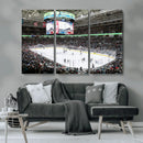 Sharks Arena Blackhawks Sharks Ice Hockey Stadium Wall Art by MyGreatCanvas | Canvas Wall Art Prints | Photo Prints & Wall Decor
