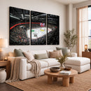Vaudoise Lausanne Ice Hockey Arena Stadium Wall Art Canvas,