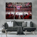 Carolina Hurricanes Ice Hockey Stadium Wall Art, Carolina
