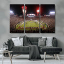 Framed Florida State Seminoles Football Team Print -