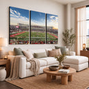 Framed Houston Cougars Football Team Print - Houston TDECU