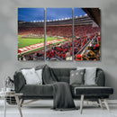 Wisconsin Badgers Football Team Print - Madison Camp Randall by MyGreatCanvas | Canvas Wall Art Prints | Photo Prints & Wall Decor