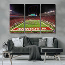 Wisconsin Badgers Football Team Print Canvas- Madison Camp