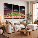 Wisconsin Badgers Football Team Print Canvas- Madison Camp